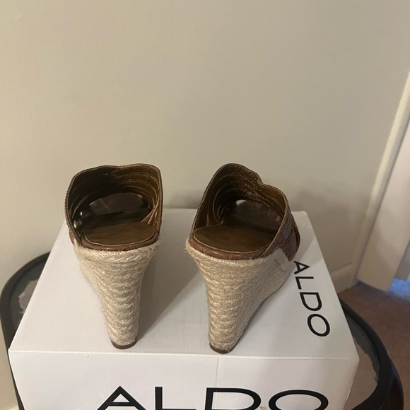 Aldo - Style Goldfeld - Neutral Color Mule Platform Sandals - Picture 6 of 6